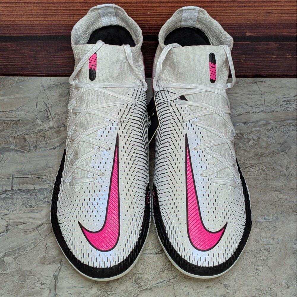 Nike Phantom GT Elite DF FG Men's 8.5 White Pink Blast Soccer Cleats CW6589-160 - Picture 5 of 11